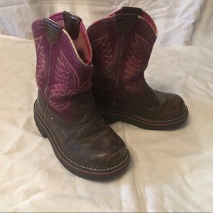 Girls ariat cowgirl boots